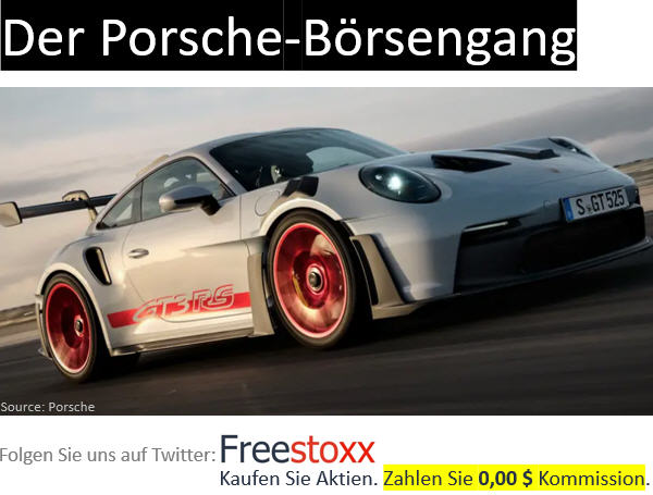Der Porsche Börsengang (IPO).