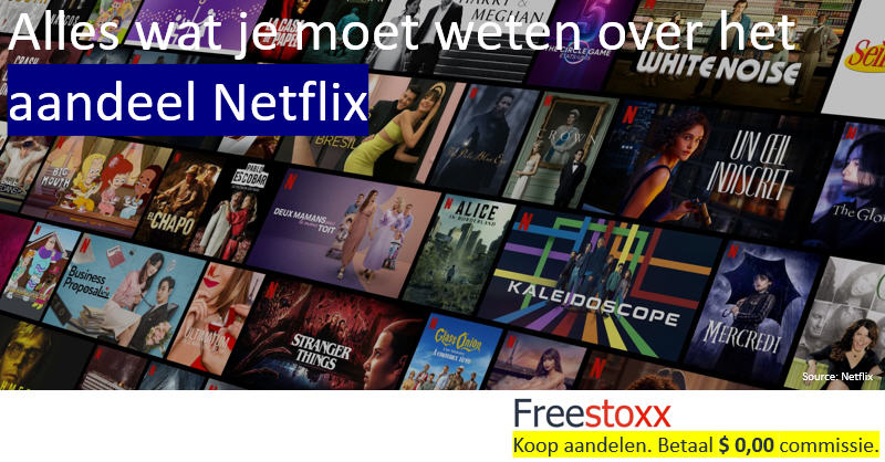 Het aandeel Netflix.