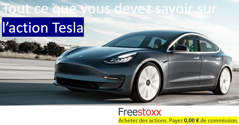 L'action Tesla et son cours.