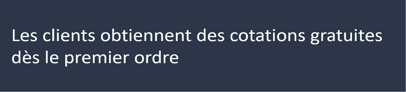 Les cotations d'aujourd'hui.