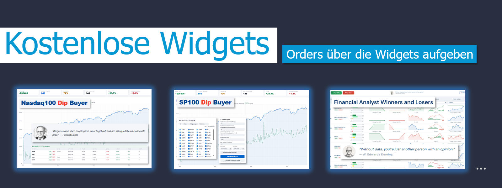 Widgets