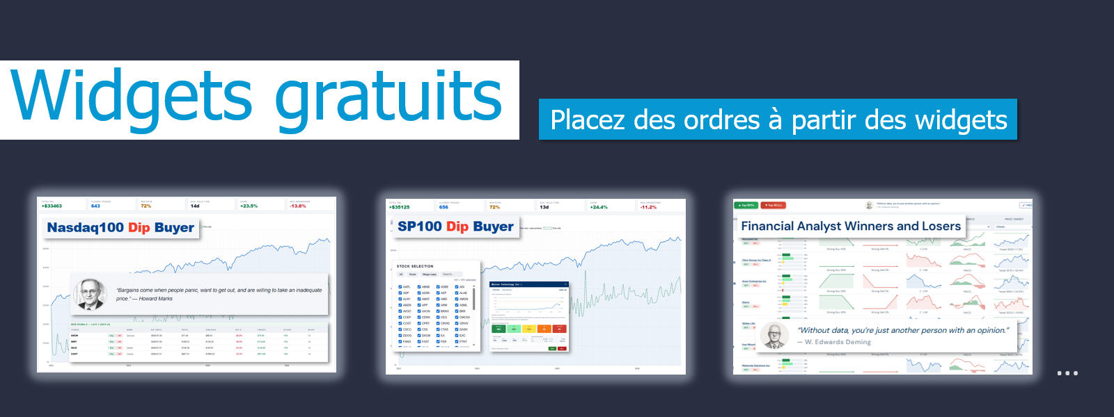 Widgets