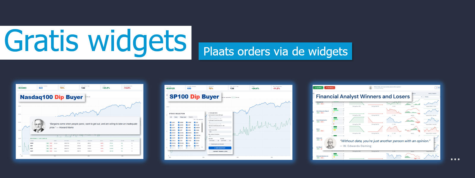 Widgets