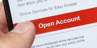 Open an account easily